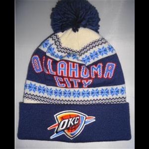 adidas Oklahoma City Thunder Ugly Sweater Knit Hat